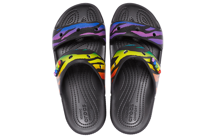 Purchase Crocs经典耐磨防滑运动拖鞋男女款 黑色 207346-0C4