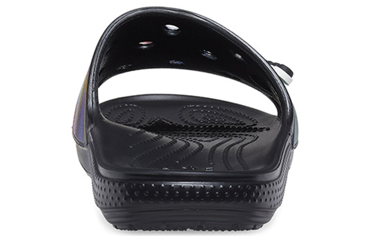 Crocs Colorful Casual Unisex Multi-Color Black Slippers 圖 5