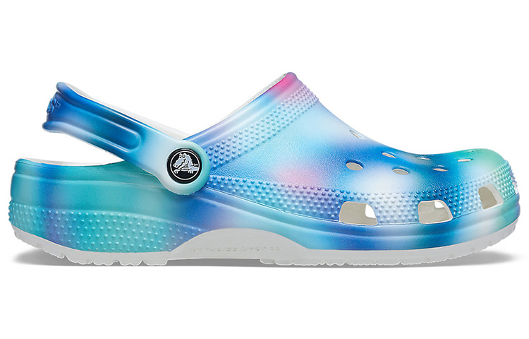 Crocs Colorful Crocs Beach Unisex Multi-Color White Sandals 圖 2