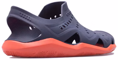 Order Crocs卡駱馳 舒適透氣 沙灘涼鞋 男款 橙色