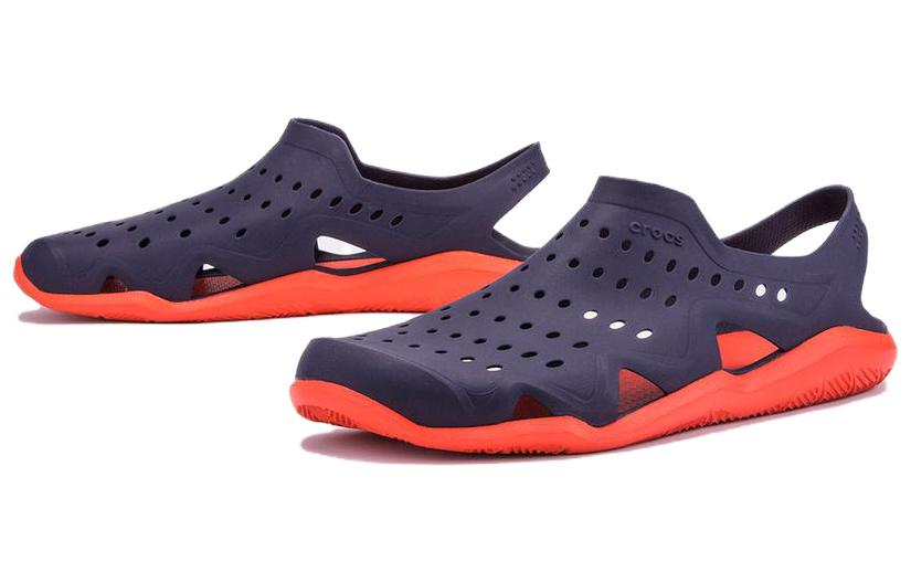 Lookbook Crocs 舒适透气海滩凉鞋 '橙色' 203963-4V9