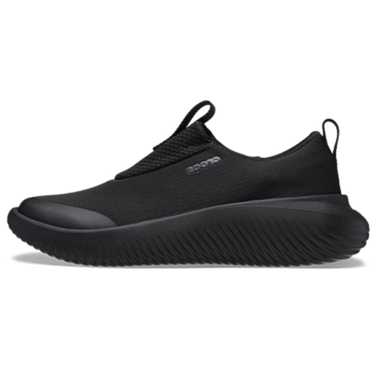 Crocs Comfortable Lightweight Slip-On Running Shoes Black 210500-060