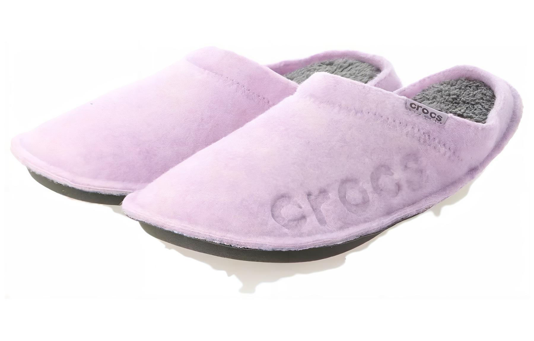 Lookbook Crocs 舒適在家 輕便運動拖鞋 男女皆適 紫色
