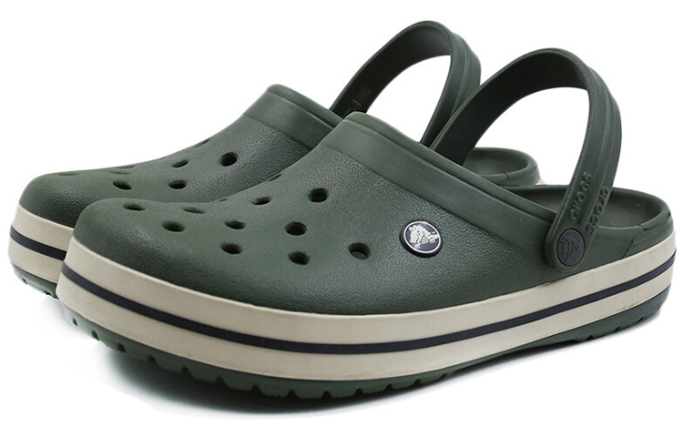 Lookbook Crocs Crocband "深绿色" 洞洞鞋 11016-34K