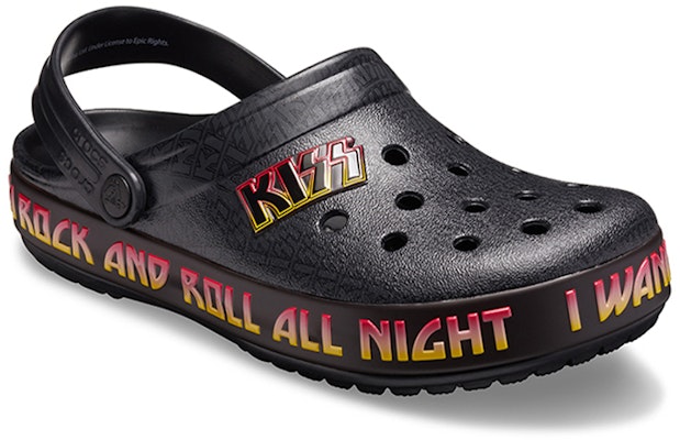 Crocs Crocband 'Kiss Lights Hitam' 205855-0C4 Lookbook Crocs Crocband 'Kiss Lights Hitam' 205855-0C4