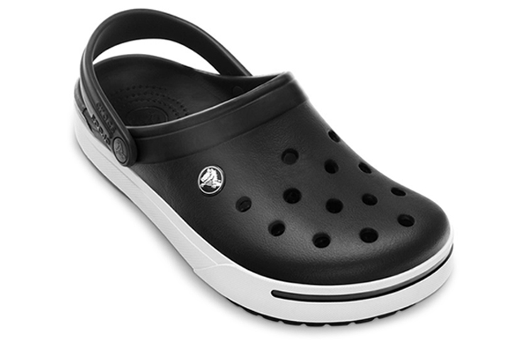 Order Crocs Crocband Beach Sandals Unisex Black White 11989-060