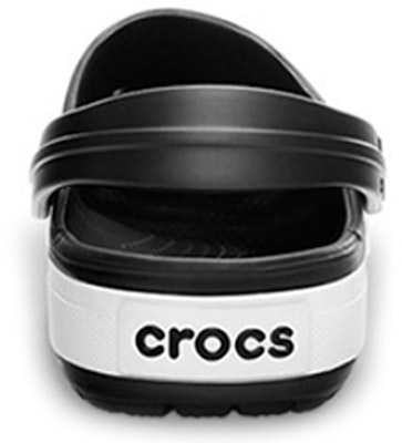 Crocs Crocband Beach Sandals Unisex Black White 11989-060 Lookbook Crocs Crocband Beach Sandals Unisex Black White 11989-060
