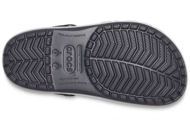 Crocs Crocband Bold Logo Clog Black Unisex Sandals 圖 3