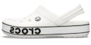 Buy Crocs Crocband Logo Audaz Blanco Zuecos Sandalias 206021-103
