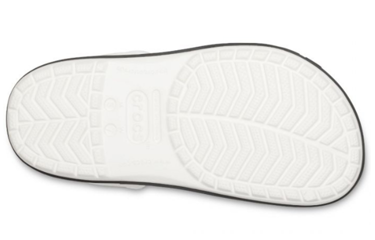 Crocs Crocband Bold Logo Clog White Sandals 圖 3