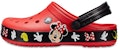 Crocs Crocband Cartoon Mickey Mouse Wear-Resistant Unisex Red Black Sandals 'Red Black' 204936-90H
