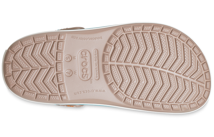 Sizing Sandal Kasual Crocs Crocband Uniseks Coklat 'Brown' 207776-927