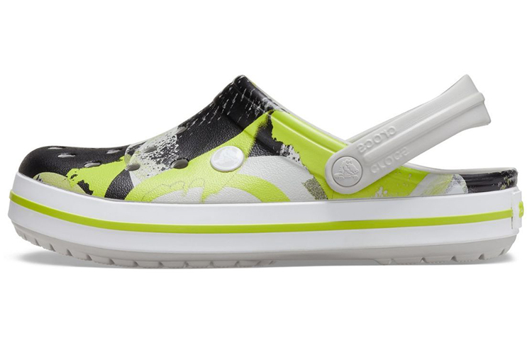 Buy Crocs Crocband Unisex Sandalen Weiß Schwarz Grün Langlebig Casual 206593-1DU