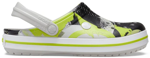 Order Crocs卡駱馳 Crocband 休閒耐磨涼鞋 男女同款 白黑綠