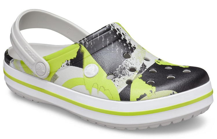 Lookbook Crocs Crocband Unisex Sandalen Weiß Schwarz Grün Langlebig Casual 206593-1DU