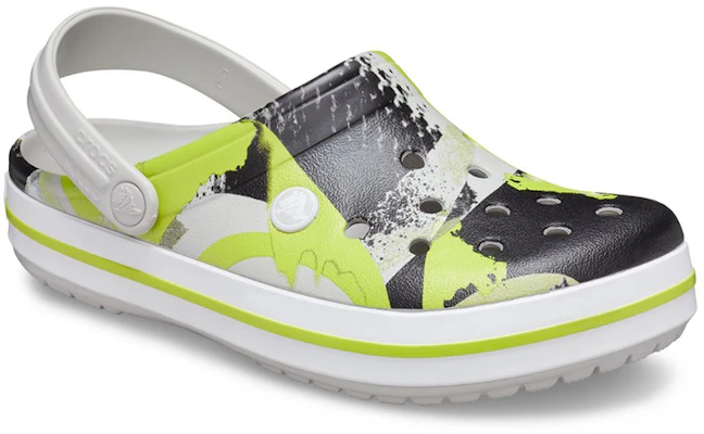 Crocs Crocband Unisex Sandalen Weiß Schwarz Grün Langlebig Casual 206593-1DU Lookbook Crocs Crocband Unisex Sandalen Weiß Schwarz Grün Langlebig Casual 206593-1DU