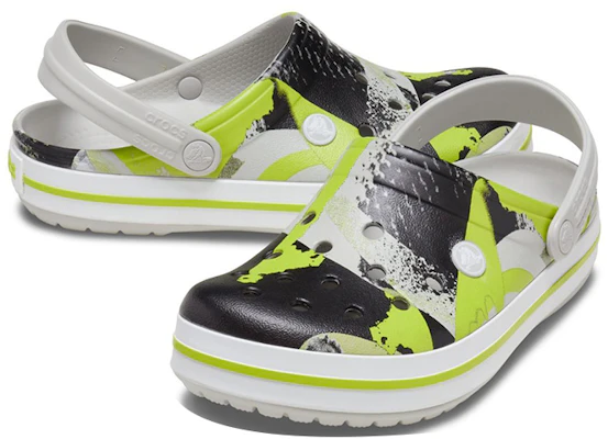 Crocs Crocband Unisex Sandalen Weiß Schwarz Grün Langlebig Casual 206593-1DU Shop Crocs Crocband Unisex Sandalen Weiß Schwarz Grün Langlebig Casual 206593-1DU
