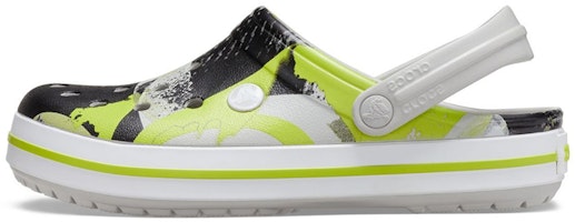 Crocs Crocband Casual Wear-Resistant Unisex White Black Green Sandals 'White Black Green' 206593-1DU Crocs Crocband Casual Wear-Resistant Unisex White Black Green Sandals 'White Black Green' 206593-1DU