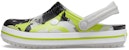 Crocs Crocband Kasual Tahan Lasak Unisex Putih Hitam Hijau Sandal 'Putih Hitam Hijau' 206593-1DU