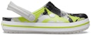 Crocs Crocband Kasual Tahan Lasak Unisex Putih Hitam Hijau Sandal 'Putih Hitam Hijau' 206593-1DU