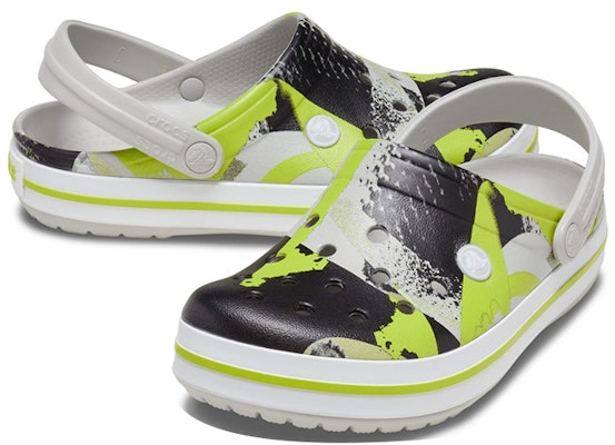 Sandalias Unisex Crocs Crocband Resistentes Blanco Negro Verde 'Blanco Negro Verde' 206593-1DU Shop Sandalias Unisex Crocs Crocband Resistentes Blanco Negro Verde 'Blanco Negro Verde' 206593-1DU