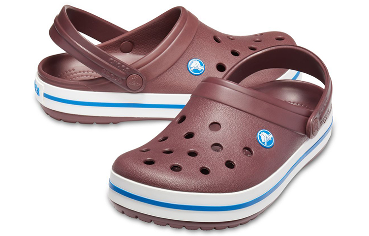 Shop Crocs Crocband Clog 'Burgundy' 11016-616