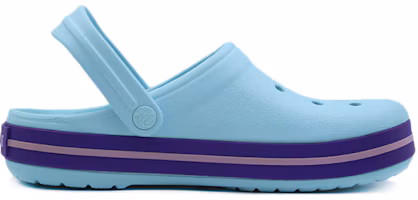 Order Crocs Crocband 舒適輕便 經典沙灘洞洞涼鞋 淡藍紫