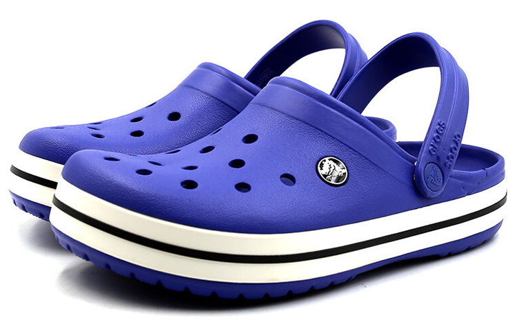 Lookbook Crocs Crocband Clogs 'Blue White' 11016-4BE