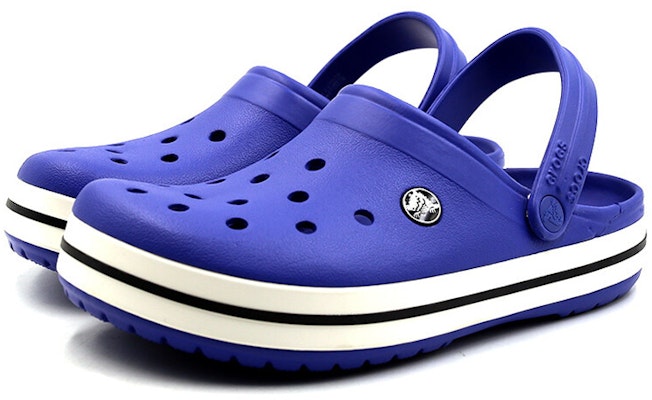Crocs Crocband Clogs 'Blue White' 11016-4BE Lookbook Crocs Crocband Clogs 'Blue White' 11016-4BE