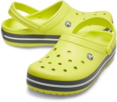 Crocs Crocband Clogs 'Citrus Grey' Abu-abu dan Jeruk 11016-725 Shop Crocs Crocband Clogs 'Citrus Grey' Abu-abu dan Jeruk 11016-725