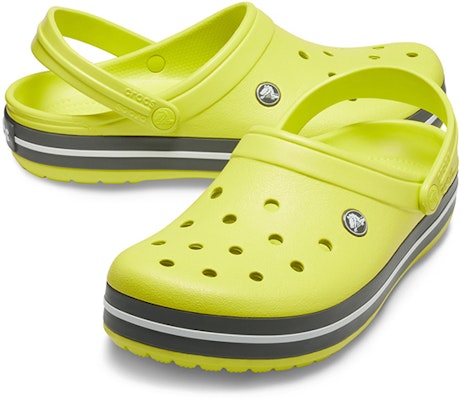 Crocs Crocband Clogs 'Citrus Grey' 11016-725 Shop Crocs Crocband Clogs 'Citrus Grey' 11016-725