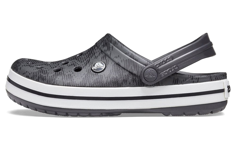 Crocs Crocband Clogs 'Grey Black' 206474-02W