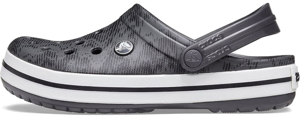 Crocs Crocband Clogs 'Grey Black' 206474-02W Buy Crocs Crocband Clogs 'Grey Black' 206474-02W