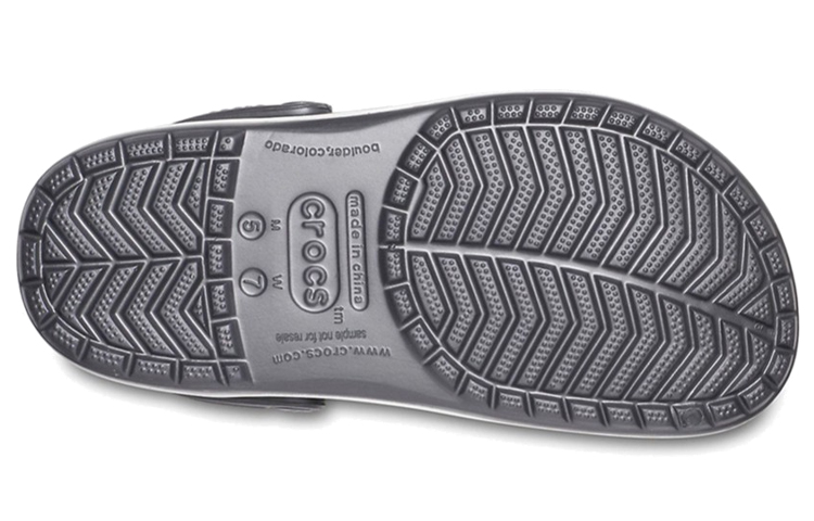 Sizing Crocs Crocband Clogs 'Grey Black' 206474-02W