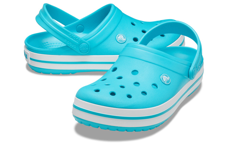 Shop Crocs Crocband Clogs 'Light Blue' 11016-4SL