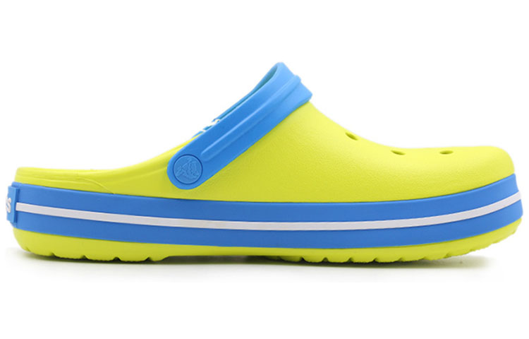Order Crocs Crocband Clogs 'Yellow Blue' 11016-73E