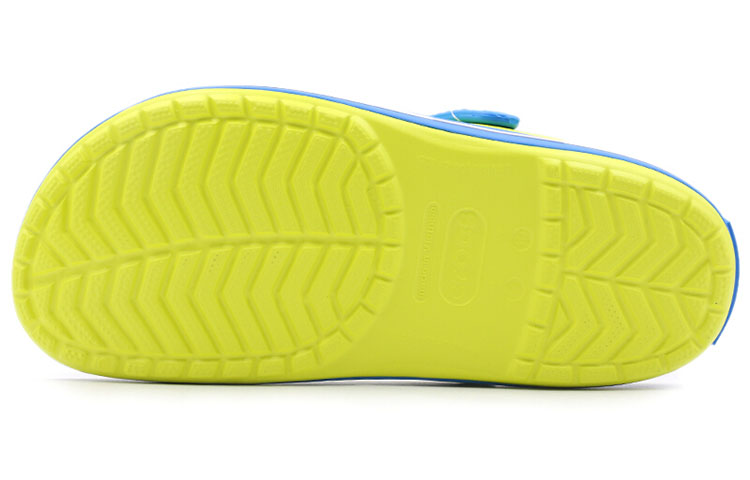 Shop 卡駱馳 Crocband 沙灘休閒洞洞運動涼鞋 草綠藍