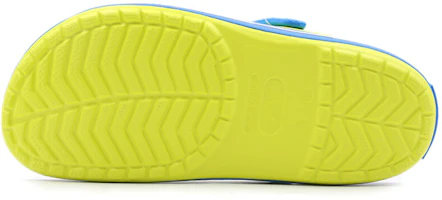 Shop 卡駱馳 Crocband 沙灘休閒洞洞運動涼鞋 草綠藍