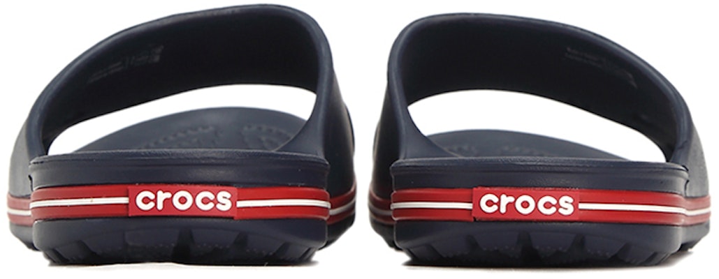 Sandal Crocs Crocband Unisex Hitam 'Biru Gelap Merah' 204108-4CC Lookbook Sandal Crocs Crocband Unisex Hitam 'Biru Gelap Merah' 204108-4CC