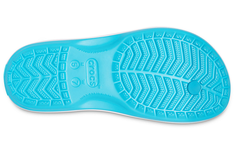Sizing Crocs Crocband Flip Flops 'Digital Aqua' 11033-4SL