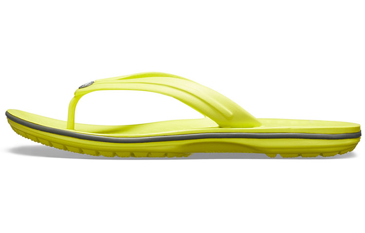Crocs Crocband Flip Flops 'Lemon' 11033-7H1