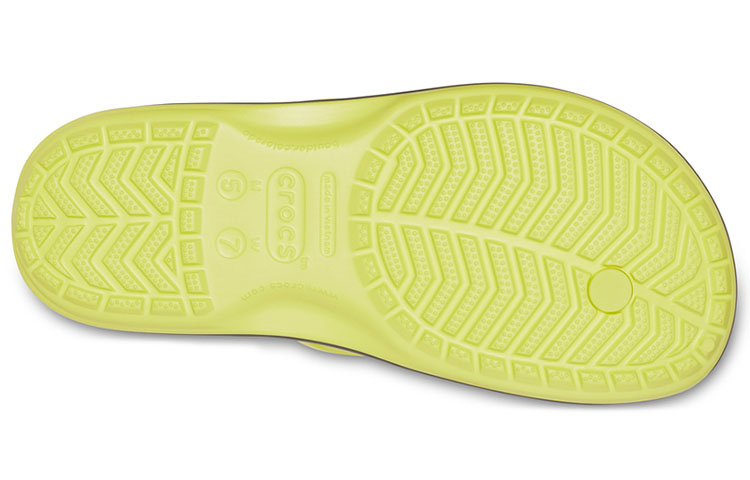 Sizing Crocs Crocband Flip Flops 'Lemon' 11033-7H1