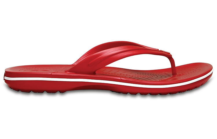 Order Crocs Crocband Flip Flops 'Red White' 11033-6FT