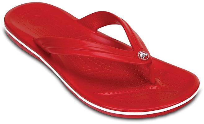 Crocs Crocband Flip 簡約舒適 人字運動拖鞋 紅色 Lookbook Crocs Crocband Flip 簡約舒適 人字運動拖鞋 紅色
