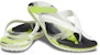 Selipar Crocs Crocband 'Putih Hijau Hitam' 206592-94S