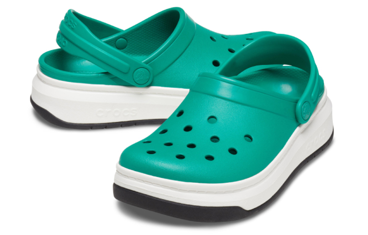 Shop クロックス クロックバンド フルフォース ディープグリーン 206122-3TL