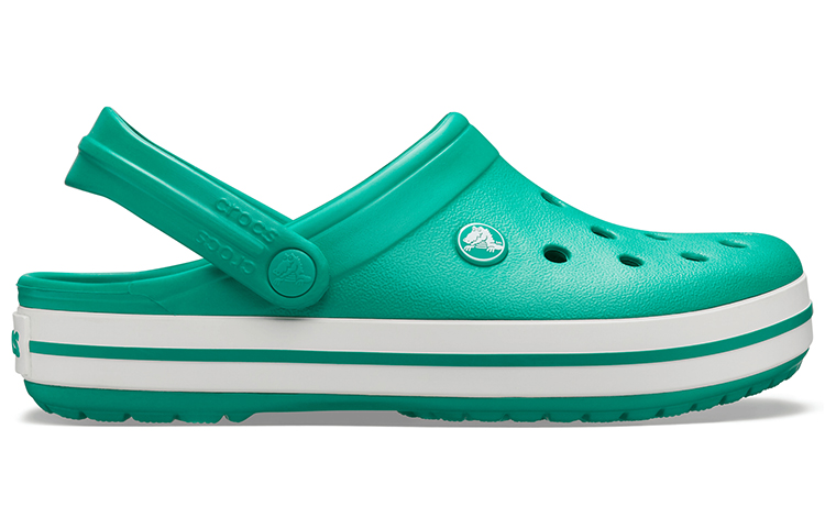 Order Crocs Crocband 轻便耐磨男女绿色凉鞋 11016-3TL