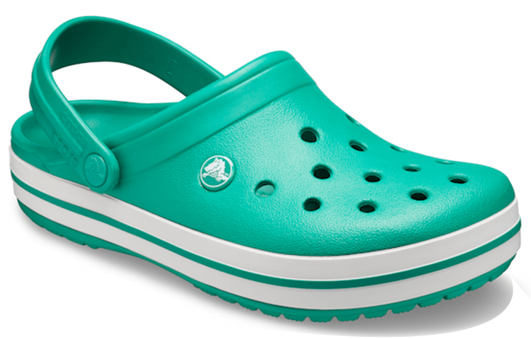 Lookbook Crocs Crocband 轻便耐磨男女绿色凉鞋 11016-3TL