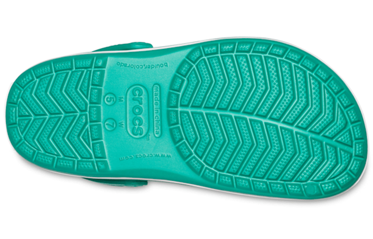 Sizing Crocs Crocband 轻便耐磨男女绿色凉鞋 11016-3TL