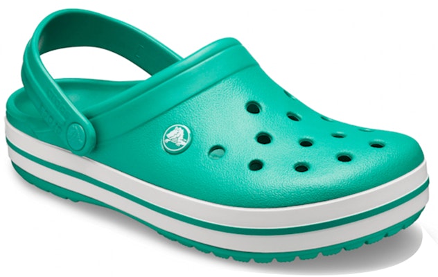 Crocs 卡駱馳 Crocband 輕便耐磨涼鞋 男女同款 綠 Lookbook Crocs 卡駱馳 Crocband 輕便耐磨涼鞋 男女同款 綠